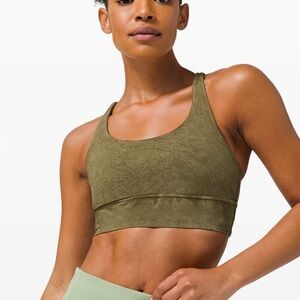 Lululemon Energy Bra Long Line Ice Dye - SZ 6
